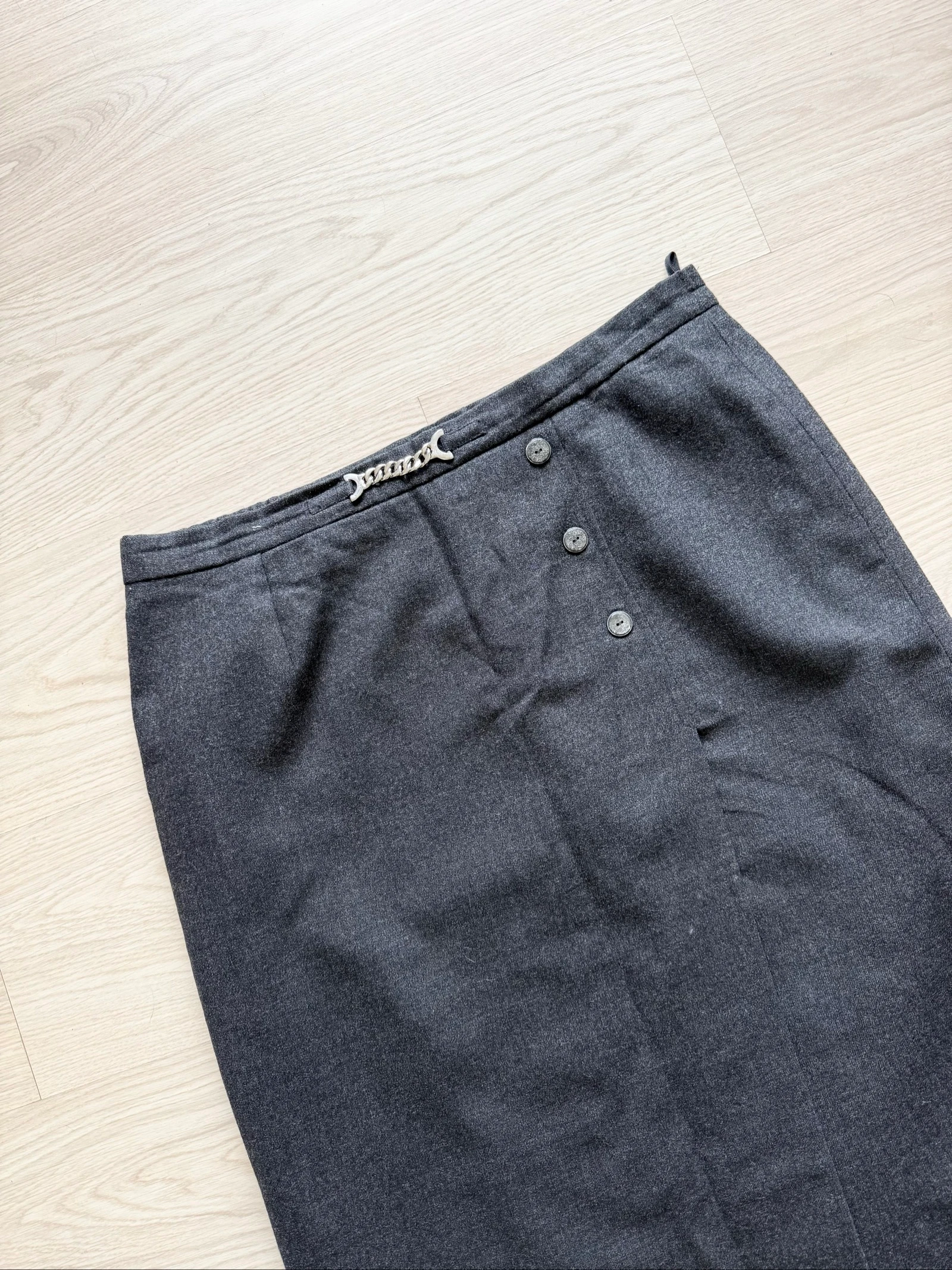 Marcelle griffon grey knee-length skirt size 42 XL – photo 3